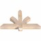 Ekena Millwork Redmond Smooth Timber Gable Bracket, Douglas Fir, 36"W x 23"H x 3 1/2"D x 3 1/2"F, 15/12 Pitch GBW036X23X0404RED00SDF - alternate 2